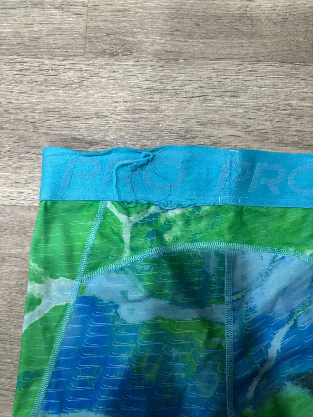 Nike Green and Blue Swim/Active Shorts